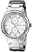 GUESS Women's U0442L1 Mid-Size Silver-Tone Multi-Function Watch