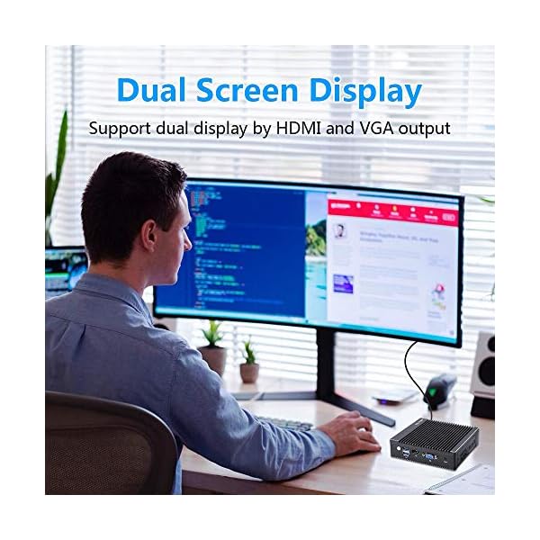 Sharevdi-Fanless-Mini-PC-Intel-Celeron-N2940-Quad-core-Small-Computer-with-WindowsLinux-4x-Intel-Gigabit-Ethernet-for-Network-Firewall-Gateway-Router-4G-RAM-64G-SSDUSB-3024G-WiFiHDMIVGA Sharevdi Fanless Mini PC Intel Celeron N2940 Quad-core Small Computer with Windows/Linux, 4x Intel Gigabit Ethernet for…