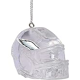 FOCO NFL Philadelphia Eagles Clear Helmet Ornament – Officially Licensed Holiday Decoration