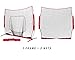 PowerNet 8 ft x 8 ft XLP PRO Hitting Net w/Frame + Barrier Protection Screen Bundle