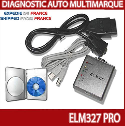Lecteur Codes D/&eacute;fauts /&hellip; Diagnostique Auto MULTIMARQUES Interface//Valise de Diagnostic ELM327 OBD2 USB
