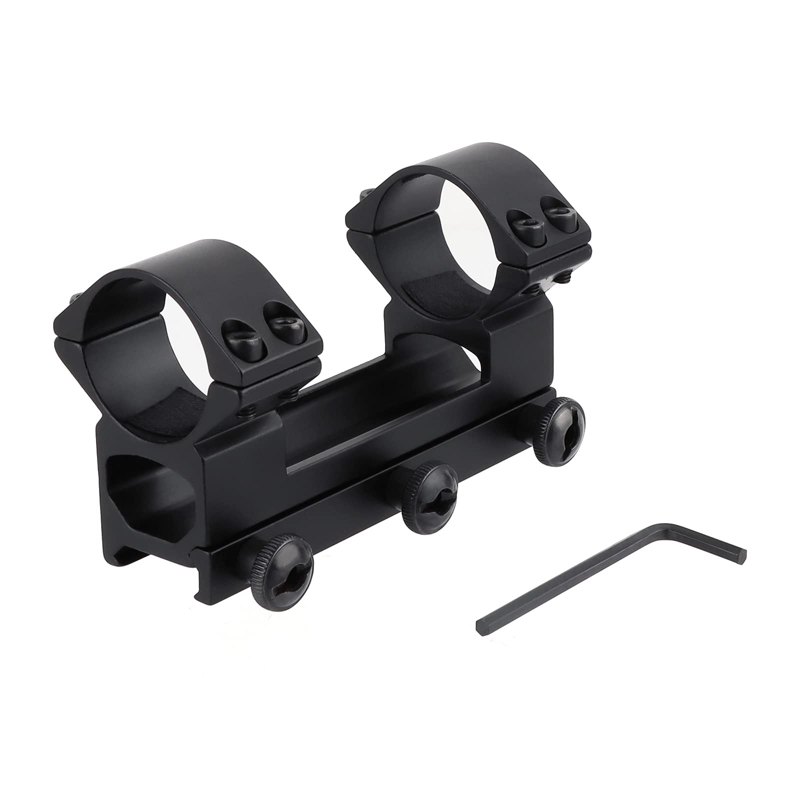 ToopMount Scope Ring High Profile Mounting Rings 30mm Dual Mount Rings Adapter fit 20mm Weaver/Picatinny Rail Mount