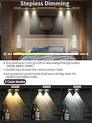 3 Colors Rechargeable Under Cabinet Lighting