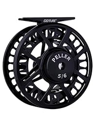 Carrete de pesca Goture Peller con mosca con arbor grande 2+1 BB, cuerpo de aleación de aluminio mecanizado CNC y bobina en carrete de tamaños 3 4, 5 6, 7 8, 9 10
