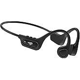PSIER Bone Conduction Headphones, Bluetooth 6.0 Open Ear Headphones, 10Hrs Playtime Bluetooth Ear Buds Built-in Mic, IPX5 Waterproof, 23g Lightweight Running Headphones for Sport
