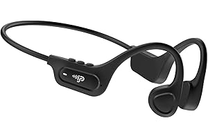 PSIER Bone Conduction Headphones, 2025 Upgrade Bluetooth 6.0 Open Ear Headphones, 10Hrs Playtime Bluetooth Ear Buds Built-in Mic, IPX5 Waterproof, 23g Lightweight Running Headphones for Outdoor