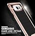Galaxy Note 5 Case, Ansiwee Shockproof Phone Cover, Galaxy Note 5 Cover, Soft TPU Bumper Hard PC Case Brushed PC Texture Protective Armor for Samsung Galaxy Note 5 (Rose Gold)