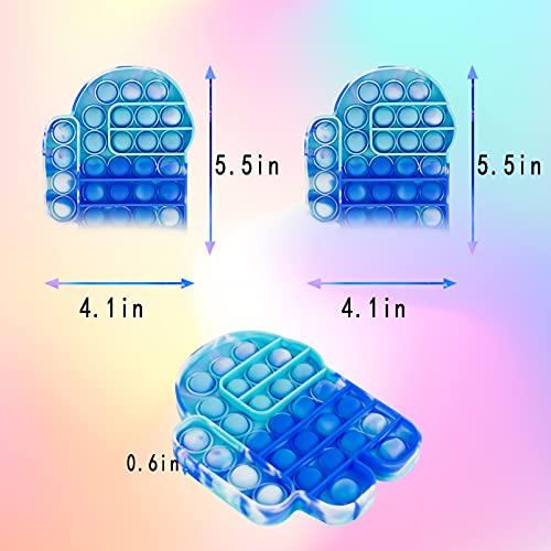 2 Pop It Fidget Toys - Antistress Spielzeug Mit Blasen Zum Drücken - Sensory Toy Für Kinder & Erwachsene