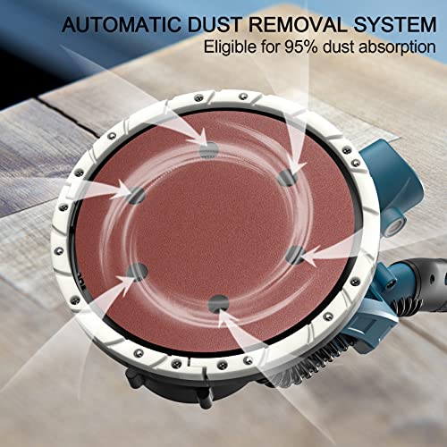 WESCO Drywall Sander 750W Electric Wall Sander with Dust Hose Auto