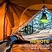 URAURORA Waterproof LED Camping Light/Rechargeable Repellent Light with 5 Levels Dimmable USB Line Remote Control for Household Hiking Fishing Emergencythumb 2