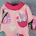 Fitwarm Sweet Cupcake Pet Clothes for Dog Pajamas PJS Coat Soft Velvet Pink Small