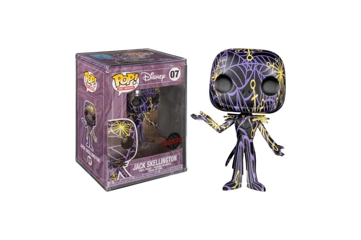 Funko 50851 Pop! Art Series: Disney - Jack Skellington (Black Special Edition) #07
