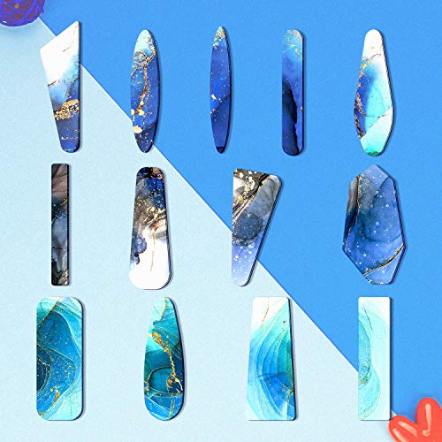 33 Pcs Resin Molds DIY Hair Pin Casting Mold Set Kit, Hair Clip Mould Strip Jewelry Casting Silicone Molds for Epoxy Resin Hair Pin, Keychain, Bookmark, Pendant (3Molds & 30Hairclips)