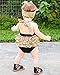 Newborn Toddler Infant Baby Girl Romper Jumpsuit+Headband Clothes Sunsuit Outfit (0-6 Months, Leopard)