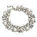 Holylove 11 Colors Women Crystal Glass Or Imitation Pearl Beads Choker Necklace