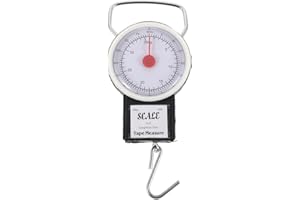 HIAKDOFT Portable Manual Travel Luggage Scale with Hook Capacity Handheld Spring Weight Scale for Suitcases