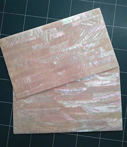 2 pcs - Australia Aussie abalone shell inlay sheet veneer 9.5 x 5.5 x 0.006 inch