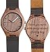 Engraved Wooden Watch for Son Dad Boyfriend Personalized Groomsmen Gift Custom Son Graduation Gift from Mom, Dad Husband Watch Anniversary Gifts for Men