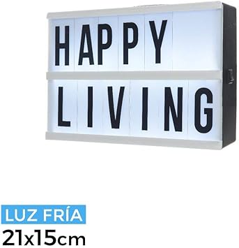 Caja mensajes con luz led fria: Amazon.es: Bricolaje y herramientas