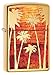 Zippo Fusion Palm Tree Sunset Pocket Lighter, High Polish Brass
