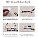 AQWANO Clear Frame Reading Glasses Blue Light Blocking Computer Rimless Readers Anti Glare Filter Lightweight for Women Men,1.5