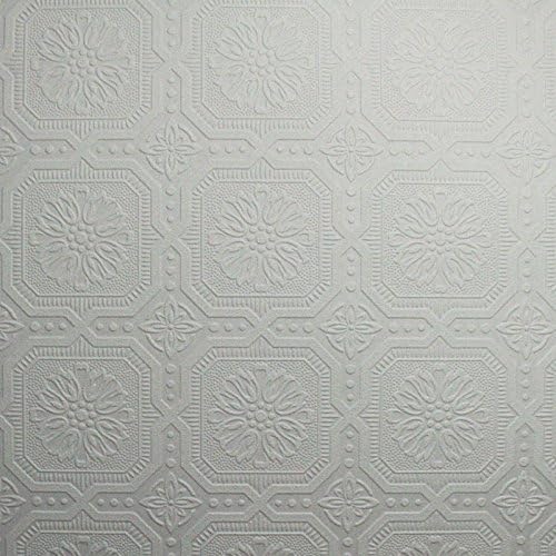 Super Fresco Small Squares Wallpaper, White, 52 x 1000 cm - Image 3