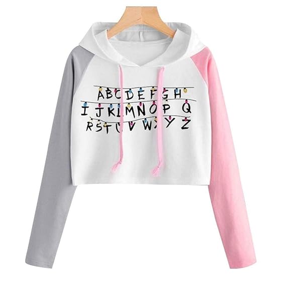 stranger things pink sweatshirt