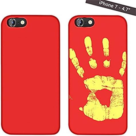 KOSBON Thermal Sensor Phone Case Heat Induction Color Changing Holster Ultra-thin Hard PC Anti-scratch Cover Protective Shell for for IPhone