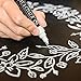 Liquid Chalk Paint Markers | 8-Pack Set | Shimmering Metallic Blackboard Markers | For Kid Crafts, Window Car Paint, Wedding Signs, Labels, and Chalkboard Use
