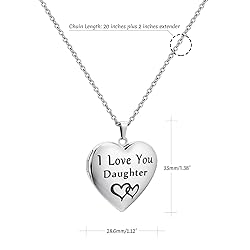 PHOCKSIN Custom Necklaces For Daughters