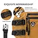 MUCO Travel Money Belt Hidden Passport Holder RFID Blocking Travel Wallet Belt Men and Women