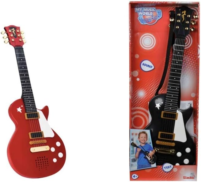 Simba My Music World Electronic Toy Guitar 56cm Metal Strings Kids Ages 3+