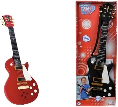 Simba My Music World Electronic Toy Guitar 56cm Metal Strings Kids Ages 3+