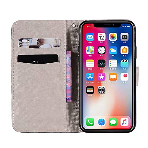 Ttimao Hoesje voor iphone X/XS Flip PU Lederen Portemonnee 3D-Patroon Etui Hoezen+1*Screen Protector met Magnetische… - Image 7