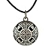 Wild Essentials Celtic Cross Essential Oil Diffuser Nickel Free Alloy Locket Pendant with 24 inch Chain, 6 Refill Pads, Customizable Color Changing Perfume Jewelry for Aromatherapy