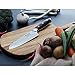 WALLOP Santoku Knife - Japanese AUS-10 Core 67 Layers Damascus High Carbon Stainless Steel Kitchen Knife with Hammered Pattern Blade & Non-slip Ergonomic G10 Handle with Knife Sheath - 7''