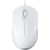 サンワサプライ 静音有線ブルーLEDマウス ホワイト MA-BL9W