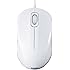 サンワサプライ 静音有線ブルーLEDマウス ホワイト MA-BL9W