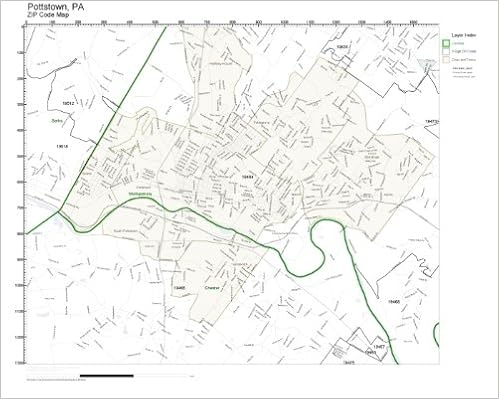 Pottstown Zip Code Map Zip Code Wall Map Of Pottstown, Pa Zip Code Map Not Laminated: Amazon.com:  Office Products