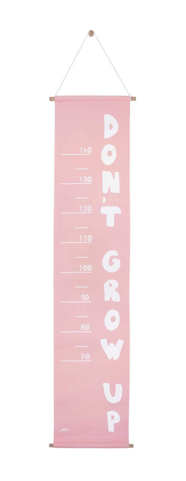 Jollein Growth Chart, 70-140 cm, Blush Pink