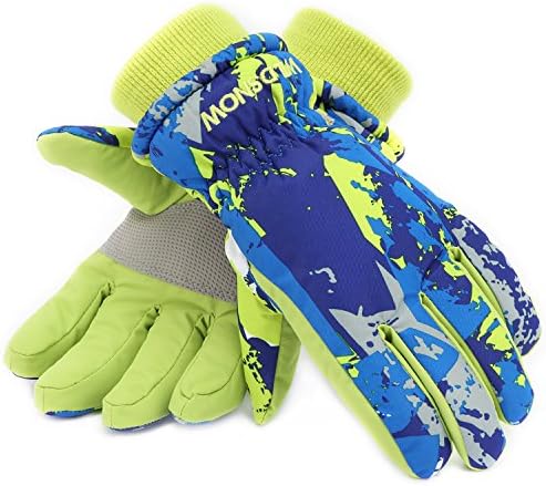 Ski Gloves,RunRRIn Winter Warmest Waterproof and Breathable Snow Gloves for Mens,Womens,ladies and Kids Skiing,Snowboarding