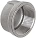 Stainless Steel 316 Cast Pipe Fitting, Cap, Class 150, 1/4