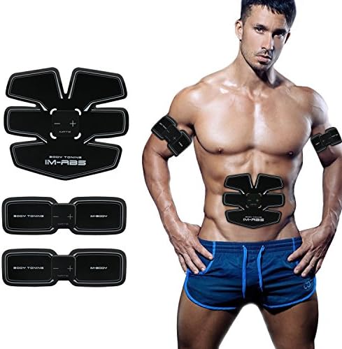 Abs Stimulator IMATE Wireless Abdominal Muscle Toner Body Muscle Trainer Rechargeable Abs Fitness Machine For Abdomen/Arm/Leg Training Portable Gym/Home/Office Workout Equipment Men&amp;Women