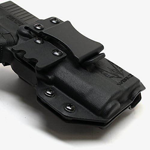 Werkz M5 IWB / AIWB Holster (Glock 19 / 23 / 32 (Gen 3 / Gen 4 Stock Frame) with Inforce APLc for Glock (Right Hand))
