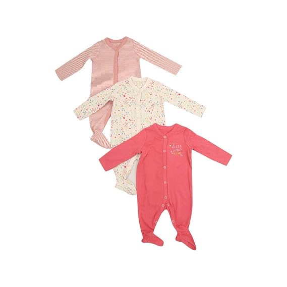 mothercare baby girl sleepsuits