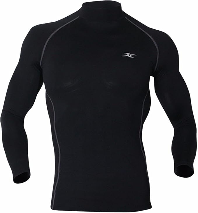 thermal mock turtleneck