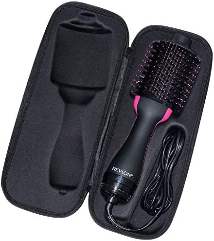 Brappo Hard Travel Case for Revlon One-Step Hair Dryer & Volumizer& Styler (black)