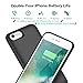 iPosible iPhone 6s/6 Battery Case 6000mAh, Rechargeable Protective Extended Battery Pack Charging Case for iPhone 6 6s (4.7 Inch) Portable Backup Charger Power Bank-Black