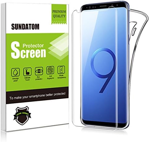 Galaxy S9+ Screen Protector, 3D Tempered Glass Full Coverage High Definition Clear [Anti-Scratch] [Anti-Bubble] Case Friendly Screen Protector for Samsung Galaxy S9 Plus