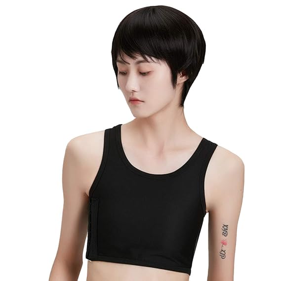 Buy Baronhong Breathable Mesh Compression Half Length Chest Binder